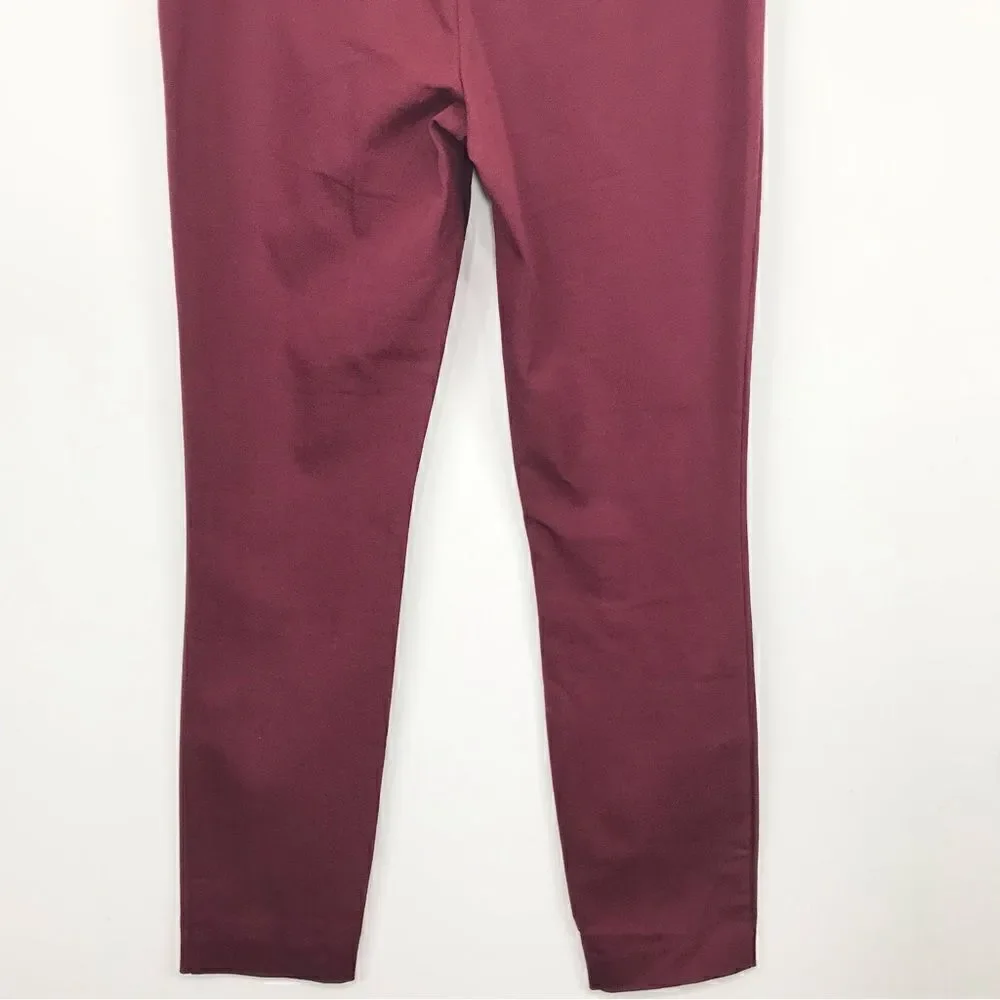 GAP Signature Burgundy Skinny Ankle Classic Pants NEW